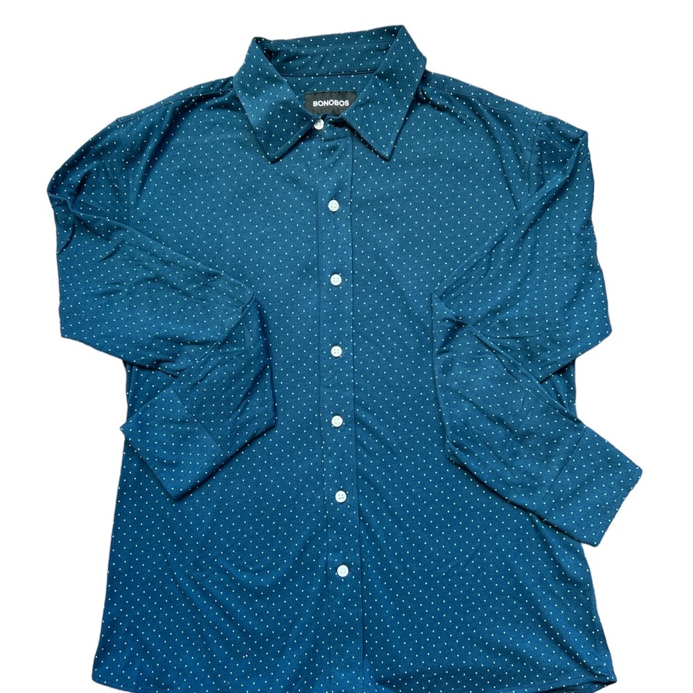 Bonobos Jersey Everyday Shirt, Slim, M, Short, never worn